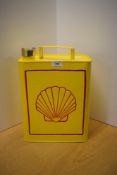 A Shell fuel can new and boxed (display only)