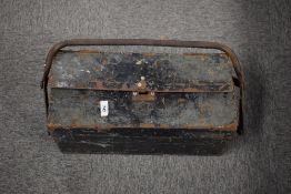 A cantilever tool box and contents