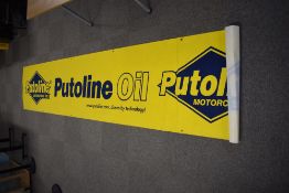 A fabric Putoline Advertising Banner 500x91cm