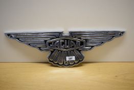 A Jaguar sign 49cm wide