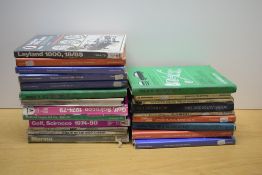 Twenty one workshop manuals for various makes and models