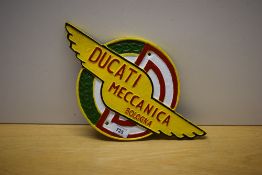 A painted cast Ducati Mechanica Bolognia