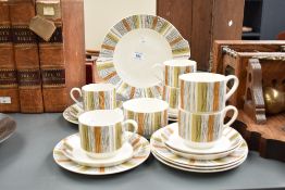 A quantity of mid 20th-century Midwinter pottery 'Sienna' tableware, designed by Jessie Tate in