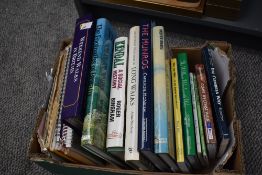 A selection of 20th-century books, with titles pertaining mostly to walking, (1 box full), condition