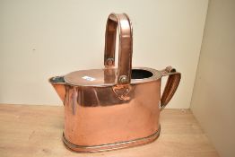 A early 20th-century Orme Evans and Company Limited of Wolverhampton copper narrow household water