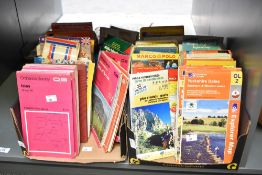 A large selection of 20th-century Ordnance survey maps, (2 boxes full), condition is consistent with