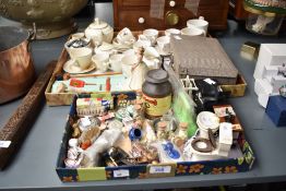 A large selection of early to mid 20th-century small and miniature dolls house furniture,