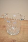 Though to be 20th-century French J.G Durand 'Villemont' lead crystal champagne bucket/ice cooler,