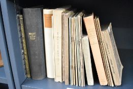Of local interest, a small quantity of early 20th-century books and scripts, to feature a