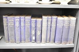 A selection of late 19th to early 20th-century cloth bound hard back books, to feature mainly