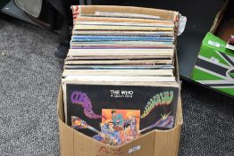 A large selection of 20th-century mixed 12' records, to include rock, pop, easy listening and