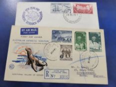 AAT & ROSS DEPENDENCY 60+ COVERS FROM 1950's FOR ANTARCTIC EXPEDITIONS ETC Fine collection of covers