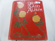 POSTCARDS: GREAT BRITAIN COLLECTION OF APX 350 IN ALBUM EARLIES Post card alblum with eclectic mix