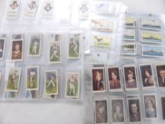 CIGARETTE CARDS W D & HO WILLS RANGES OF FULL SETS IN PROTECTIVE SLEEVES Fine group of Wills