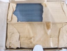 STAMP ACCESSORIES: PERFORATION GAUGES BOX OF 200 GAUGES Box wit a couple of hundred lighthouse