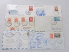 ARGENTINA 1950's/60's NAVAL DETACHMENT COVERS TO DECEPTION ISLAND (FALKLANDS) 6 Postal history