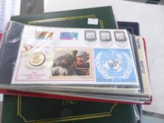 GB & WORLD - NUMISMATIC COVERS MOST FIRST DAY COVERS Fine collection of GB and world numismatic