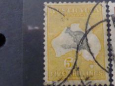 AUSTRALIA 1910s-50's PLUS ODD STATES MINT AND USED - ROO'S TO ?1 Binder with useful Australian