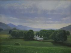 *Local Interest* Robert Ritchie (British Contemporary) oil on canvas, a rural landscape depicting