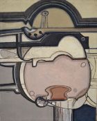 David Carr (British 1915-1968) Oil on canvas, Machine Age abstract study, unsigned, attributed verso