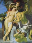 After Peter Paul Reubens (Flemish 1577 - 1640) Oil on canvas 'The Union of Earth and Water' a 20th