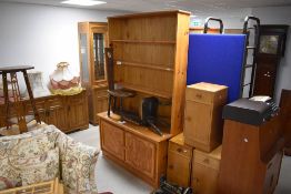 A vintage pine dresser dimensions approx. H206 W120 D49cm