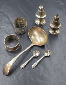A George V silver Old English pattern sauce ladle, marks for Sheffield 1912, maker Martin Hall &