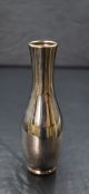 An Elizabeth II silver bud vase, of bulbous form, marks for Birmingham 1967, maker John Rose,