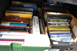 A collection of assorted novels in two cartons including 12 Books That Changed The World-Melvyn