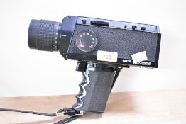 A Paillard Bolex 480 Macrozoom Super-8 cine camera ? 7-56mm f/1.8 Macrozoom lens with black