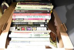 A large assortment of nature books to include titles Teresa Mclean 'Medival English Gardens' and