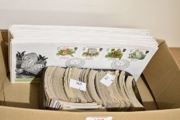 A collection of first day covers dated between 1982 and 1987 with the majority being 1986 and a