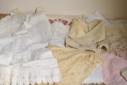A collection of antique and vintage 20th century infant and toddler garments, to inlude white cotton