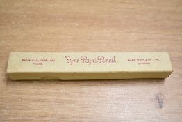A boxed Mabie Todd & Co Fyne Poynt pencil in Green