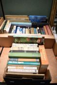 A collection of miscellaneous books, various, including mountain/climbing themes etc in two