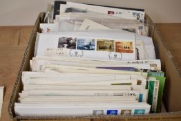 A carton of approximately 200 illustrated first day covers from 1960's-1990's.