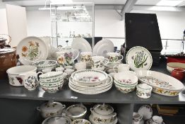 A large quantity of 20th-century Portmeirion 'The Botanic Garden' tableware, after Susan Williams-