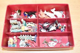 A quantity of small 20th-century studio art glass decorative animals, to include cats, bunny