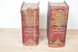 Two large early 20th-century copies of 'Mrs Beeton's Book of Household Management' published by