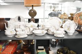 A large selection of 20th-century Richmond bone china 'Wild Anemone' ware, to feature delicate