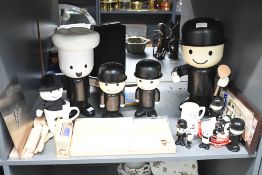 A large selection of vintage Homepride Fred Kitchenalia and memorabilia, to feature several