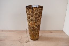 Of ethnographic interest, a 20th-century Papua New Guinea tribal natural fibre quiver for arrows, of