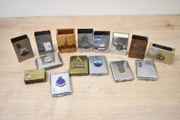 A selection of 20th-century novelty metal matchbox and skillet holders, to feature examples from the
