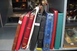 GB AND WORLDWIDE STAMPS, to include nine collections, in binders, purported to be in need of a