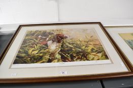 A selection of three 20th-century framed prints, to include 'Gone Away' after Alan B Hayman (