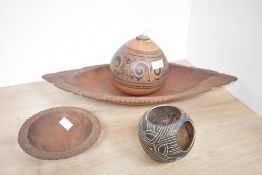 Of ethnographic interest, a selection of 20th-century Papua New Guinea domestic and utility objects,