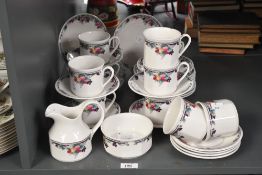 A quantity of 20th-century Royal Doulton 'Autumn Glory' fine china tablewares, to feature