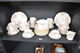 A 20th-century Collingwood's porcelain part tea set, having delicately hand painted floral