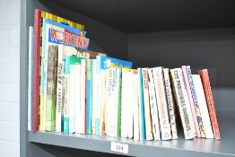 A selection of vintage illustrated cartoon strip books, with a quantity published mainly by The