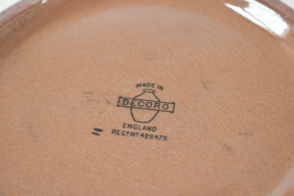A large contemporary Decoro pottery jardinière, featuring a stylised floral design, marked to - Image 3 of 3